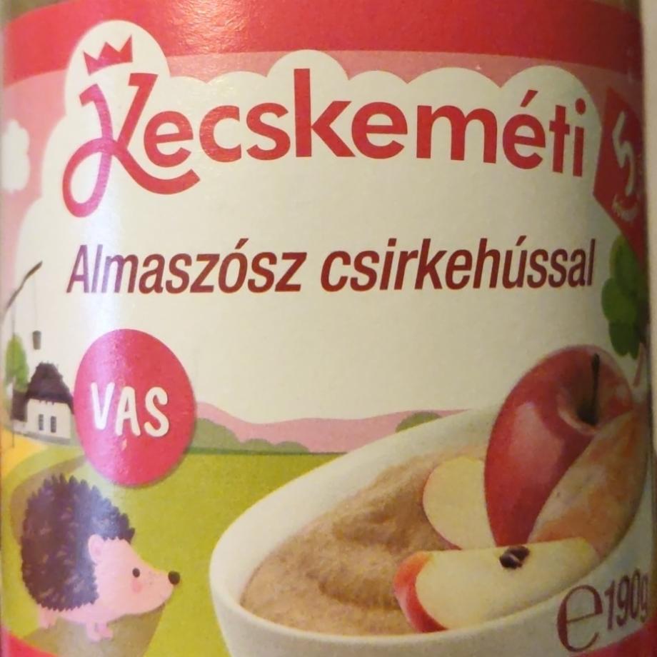 Képek - Almaszósz csirkehússal 190 g Kecskeméti