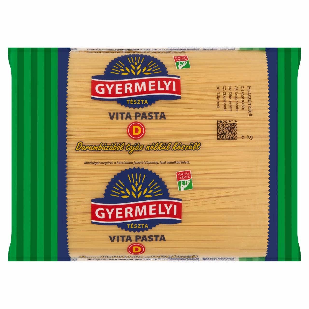 Képek - Gyermelyi Vita Pasta hosszúmetélt durum száraztészta 5 kg