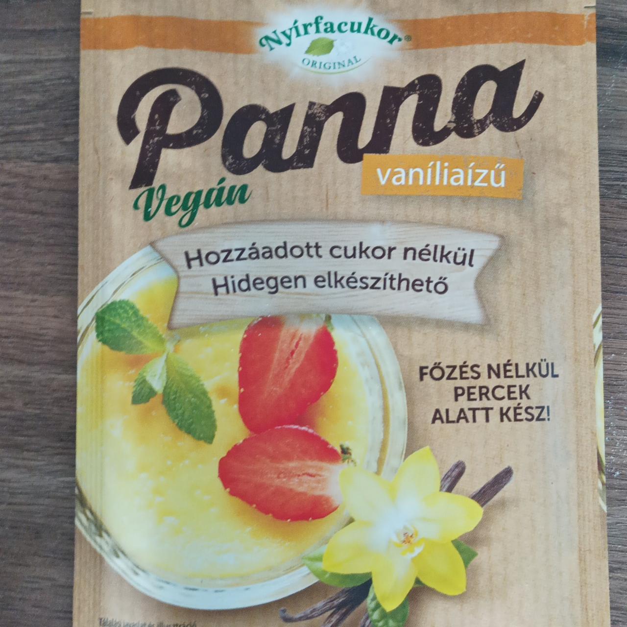 Képek - Panna vegán vaníliaízű Nyírfacukor