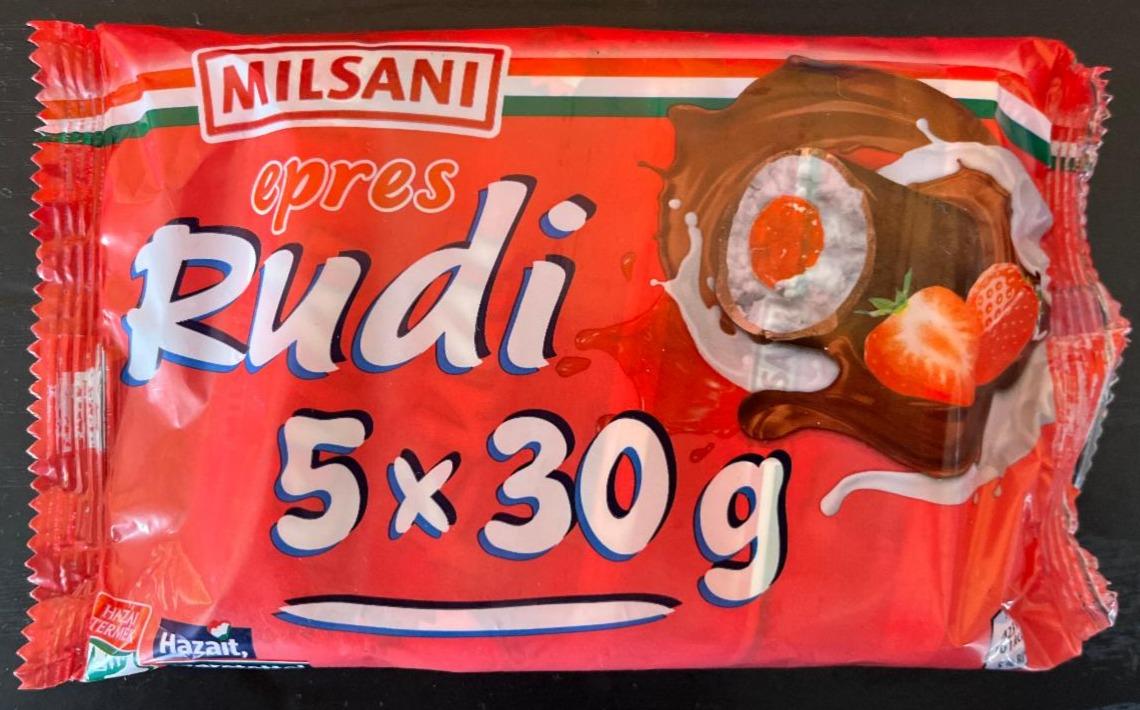 Képek - Milsani epres rudi 5x30g