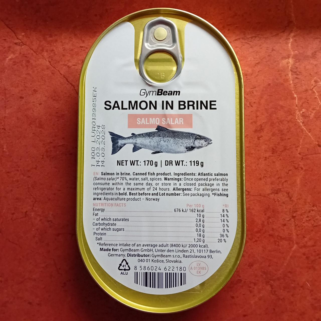 Képek - Salmon in brine Salmo salar GymBeam