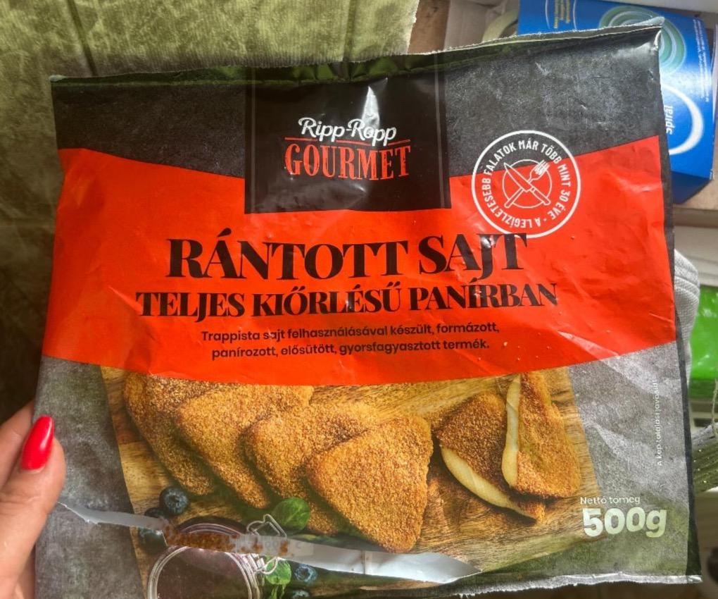 Képek - Ripp-Ropp Gourmet gyorsfagyasztott rántott sajt teljes kiőrlésű panírban 500 g