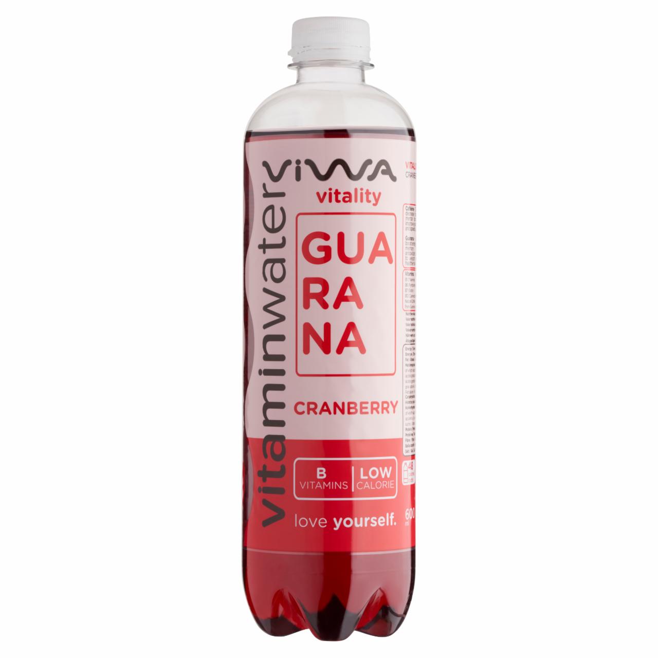 Képek - Viwa Vitaminwater vörös áfonya ízű, csökkentett energiatartalmú szénsavmentes üdítőital 600 ml