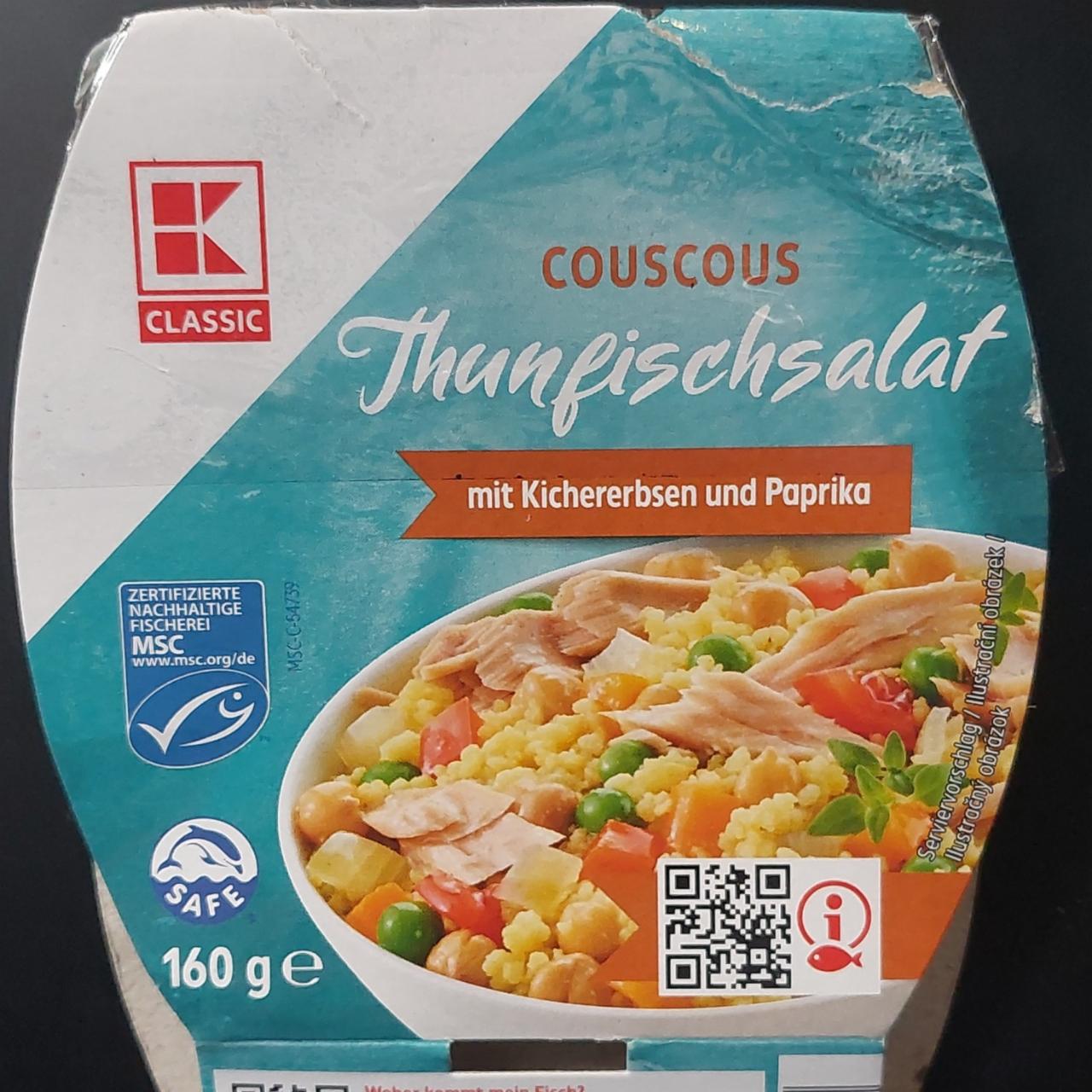 Képek - Couscous thunfischsalat mit kichererbsen und paprika K-Classic