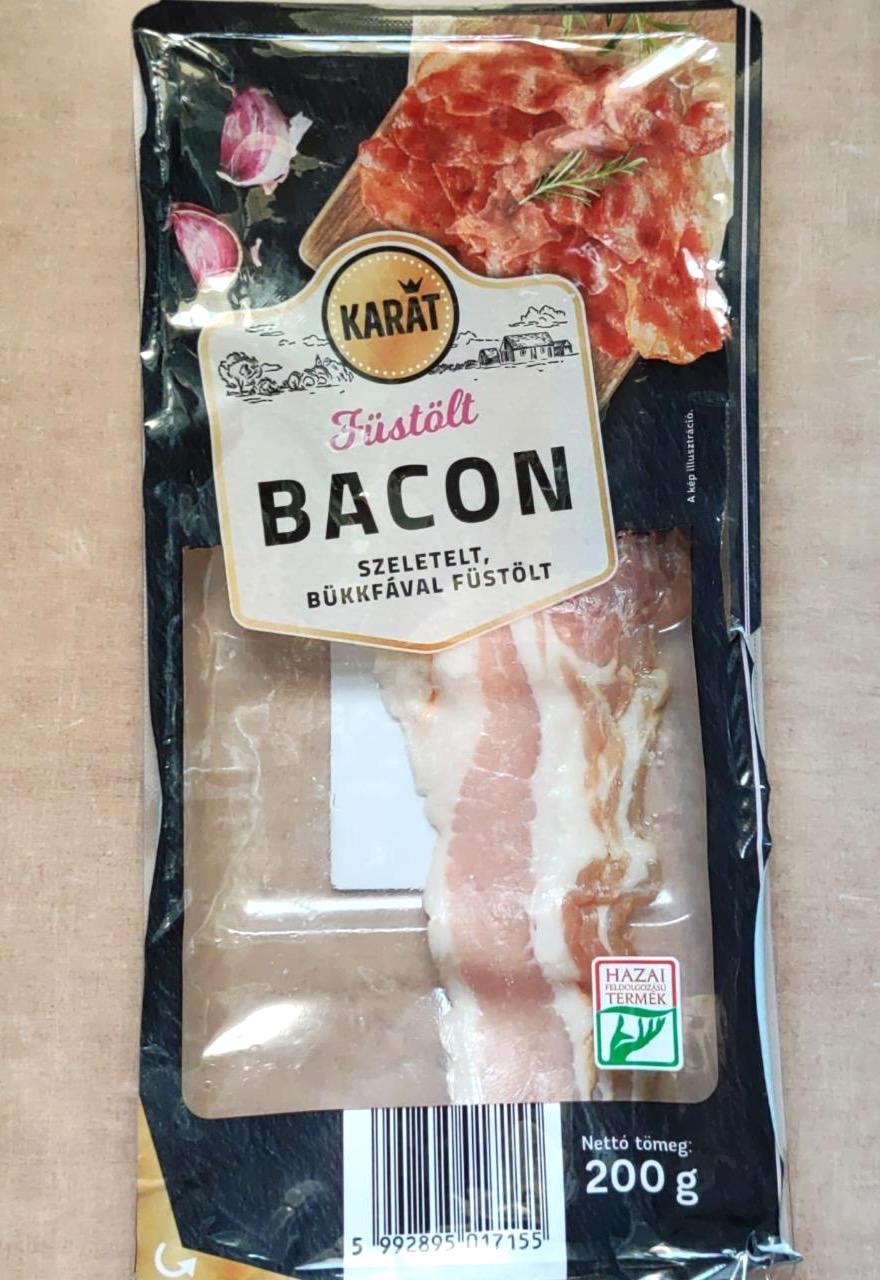 Képek - Füstölt bacon szeletelt Karát