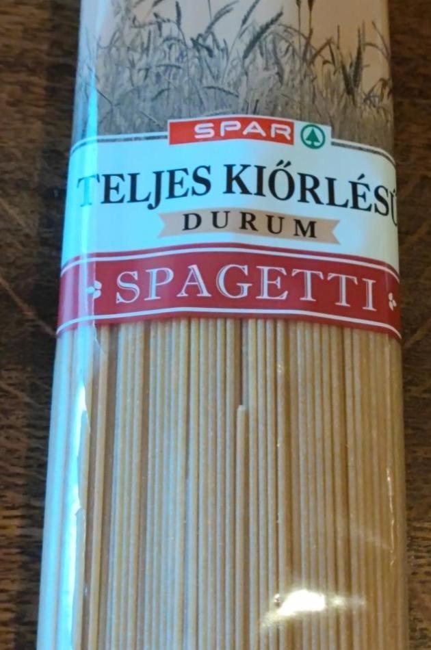 Képek - Teljes kiőrlésű SPAGETTI durum Spar