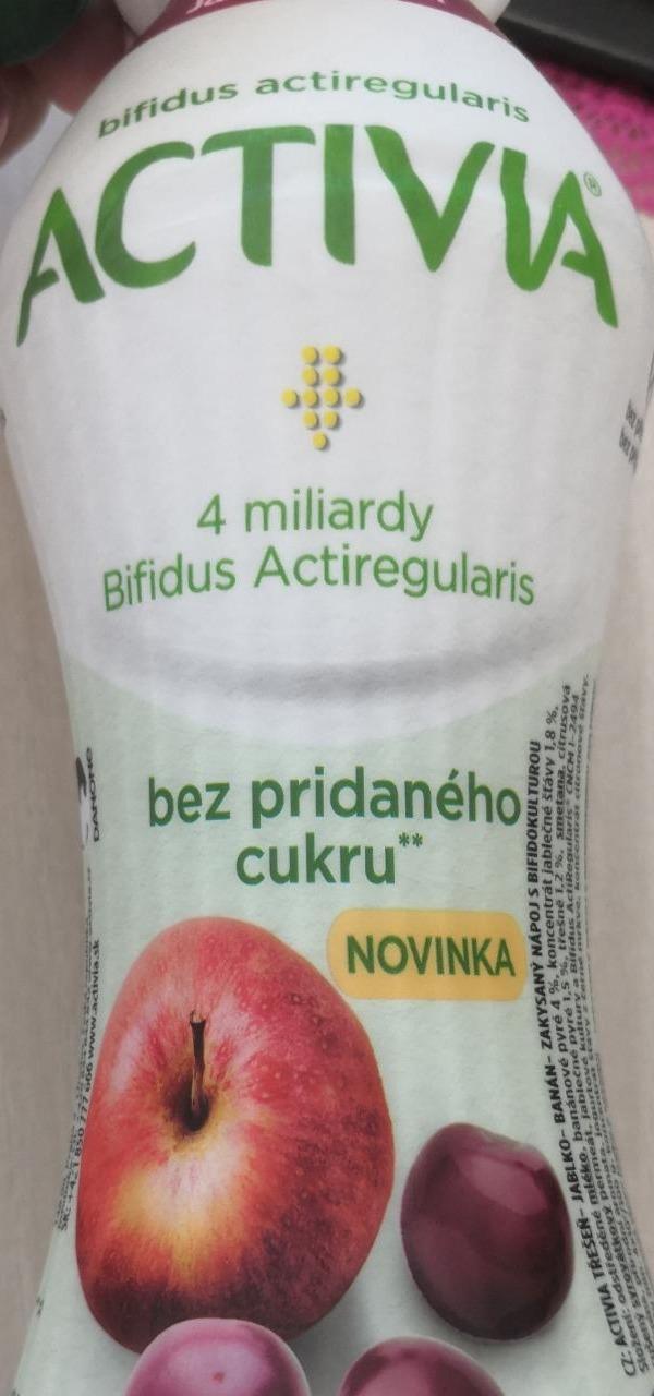 Képek - Activia čerešňa, jablko, banán - zakysaný nápoj Danone