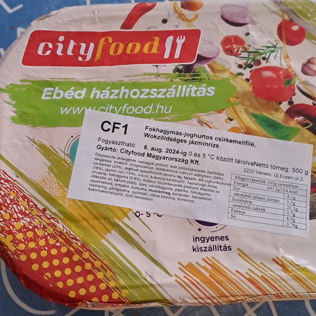 Képek - Fokhagymás, yoghurtos csirkemellfilé, wok zöldséges jázminrízzsel, City Food