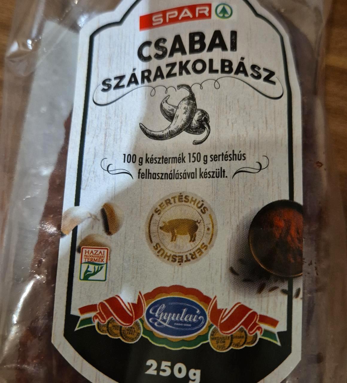 Képek - Csabai szárazkolbász Spar