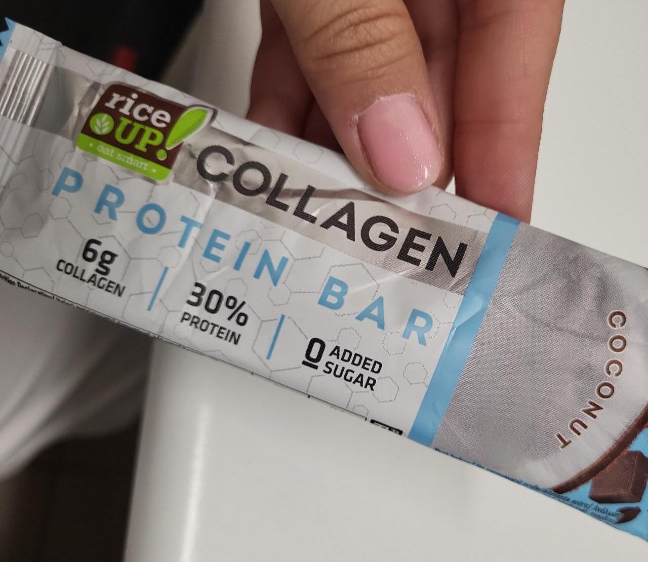 Képek - rice up collagen protein bar coconut