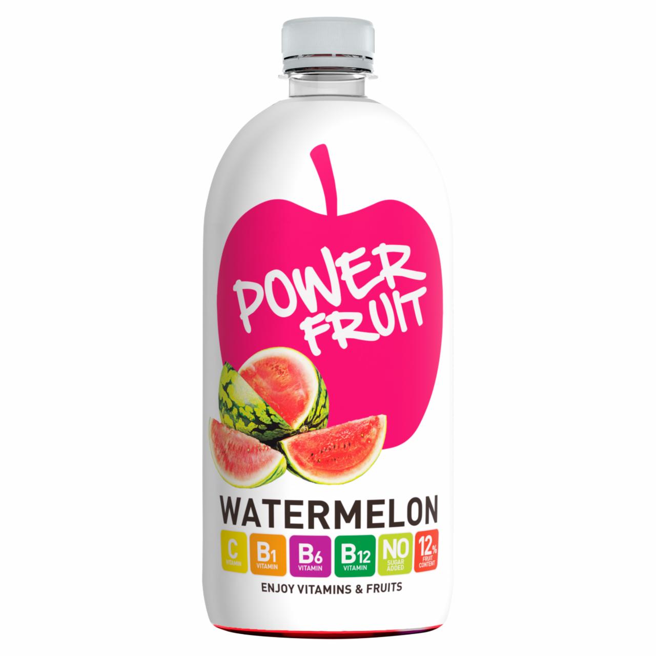 Képek - Power Fruit energiaszegény görögdinnye-alma ital szűrt vízzel, édesítőszerekkel 750 ml