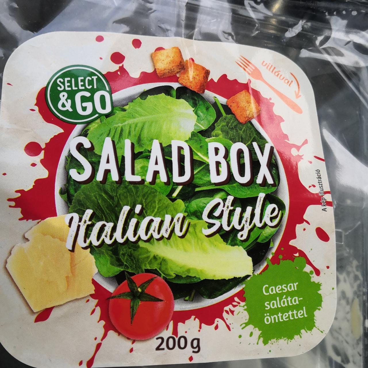 Képek - Saláta box Italian style cézár öntettel Select&go