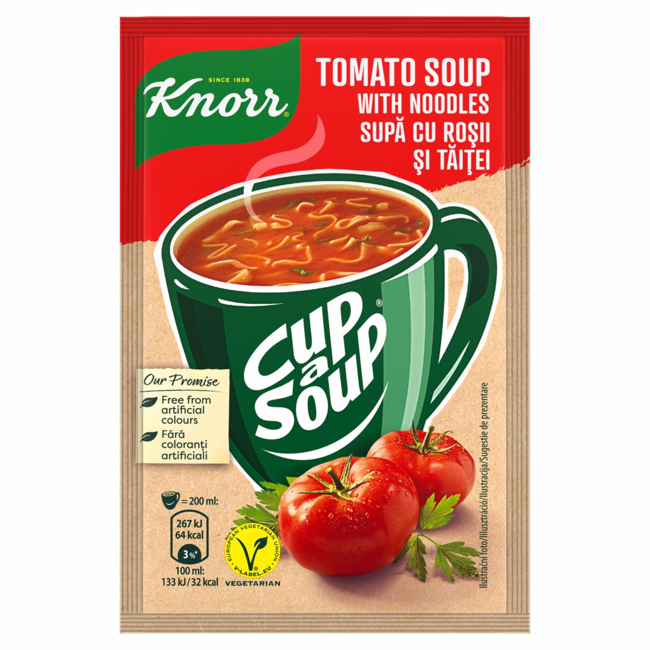 Képek - Knorr Cup a Soup intant paradicsomleves tésztával 19 g