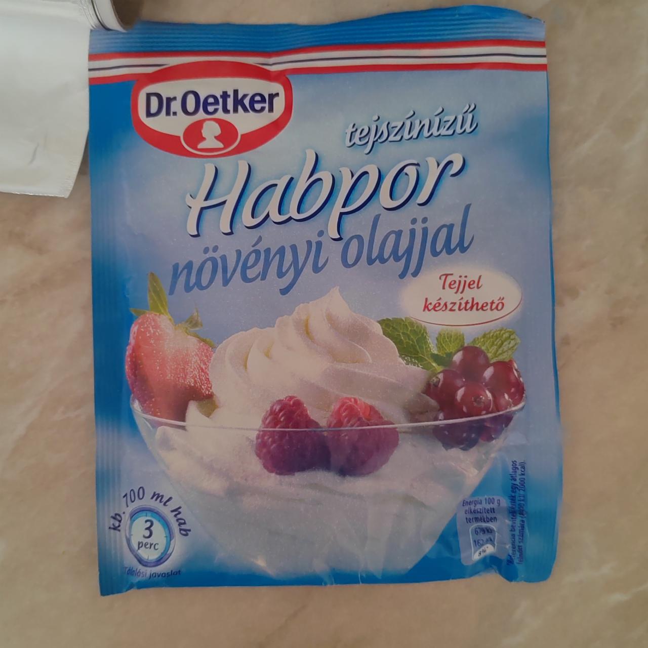 Képek - Tejszínízű Habpor Dr.Oetker