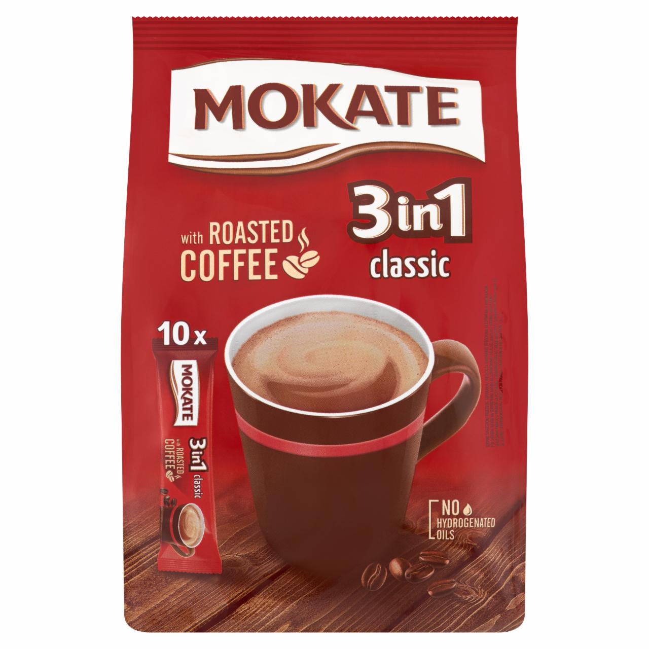 Képek - Mokate 3in1 Classic azonnal oldódó kávéspecialitás 10 x 17 g (170 g)