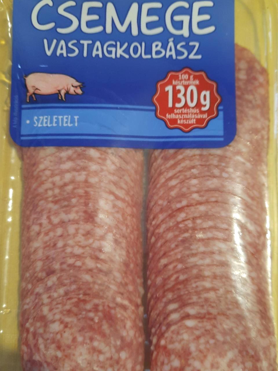 Képek - Csemege vastagkolbász szeletelt Pikok