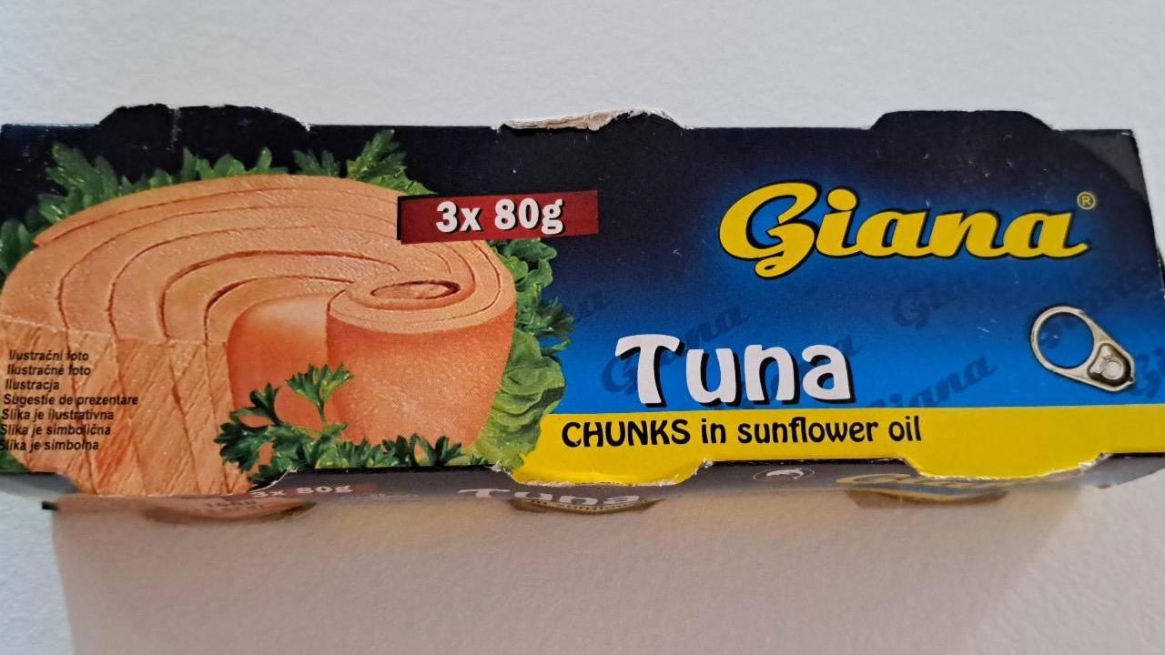 Képek - Tuna chunks in sunflower oil Giana