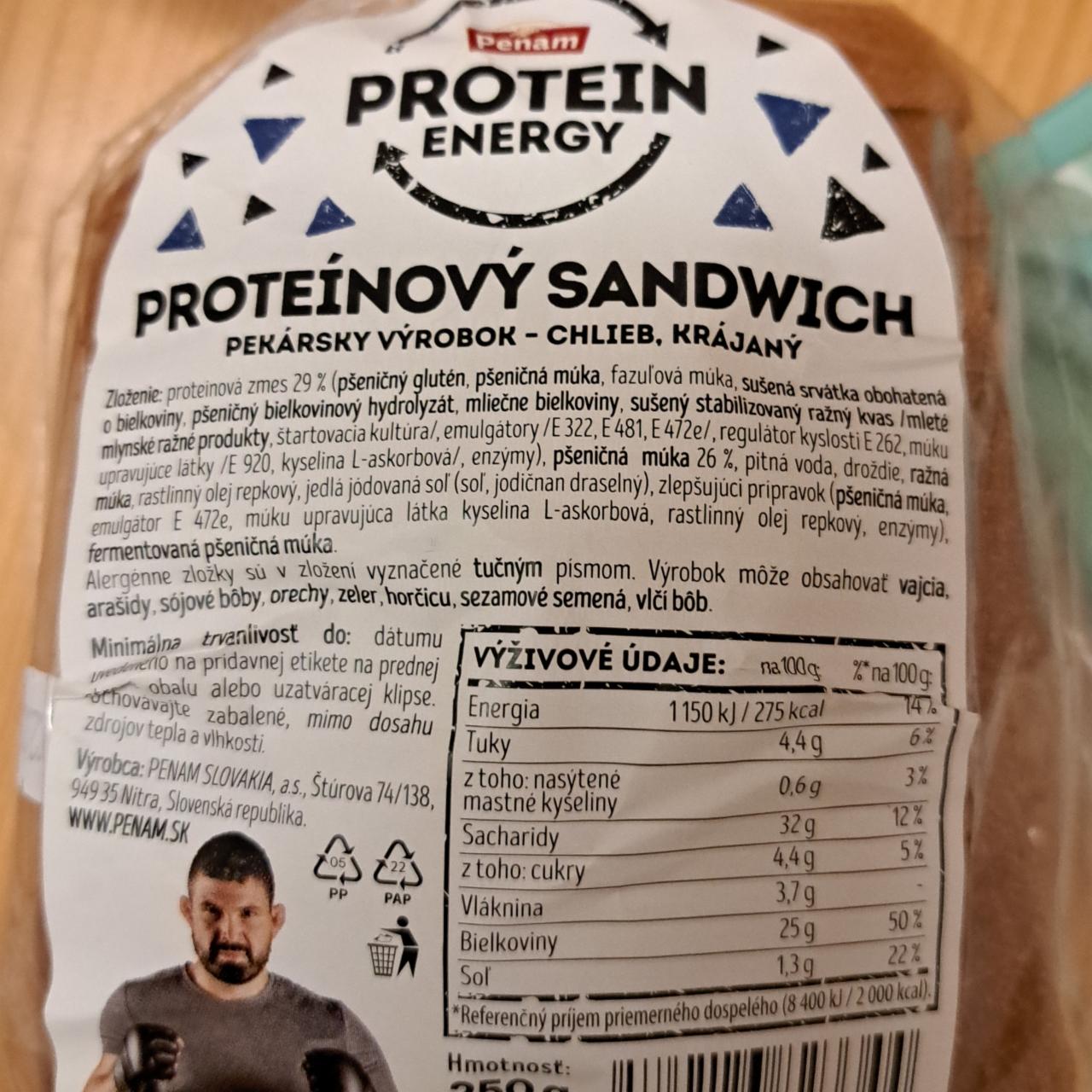 Képek - Proteínový sandwich Penam