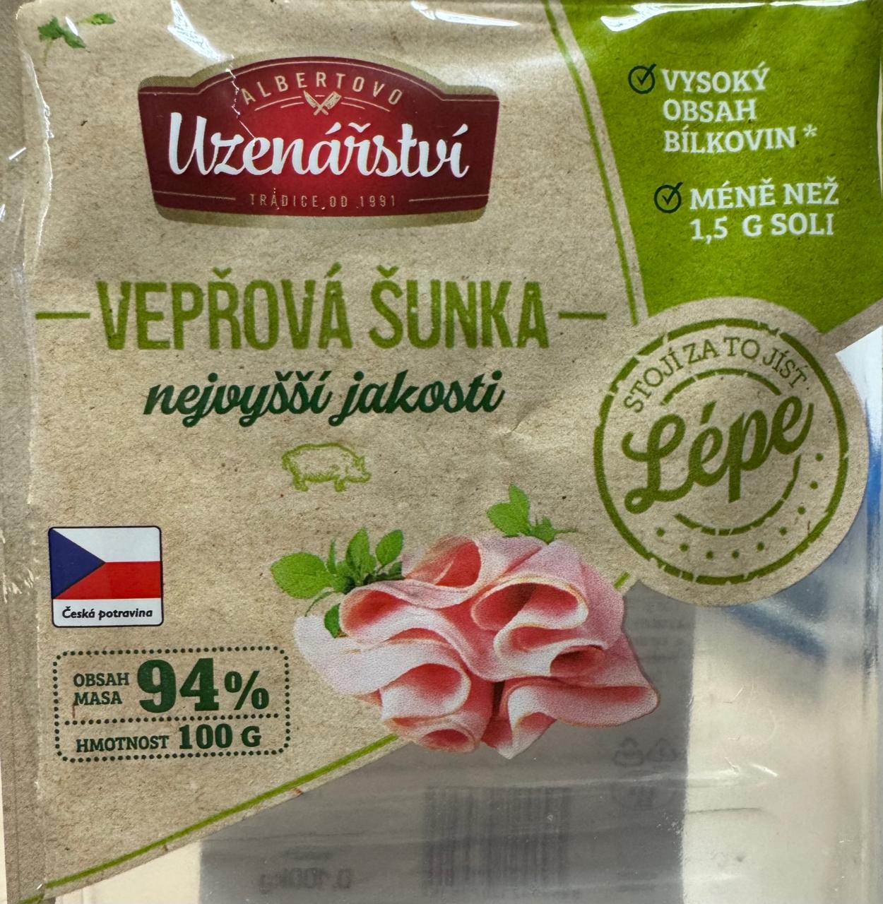 Képek - Vepřová šunka nejvyšší jakosti 94% Albertovo uzenářství