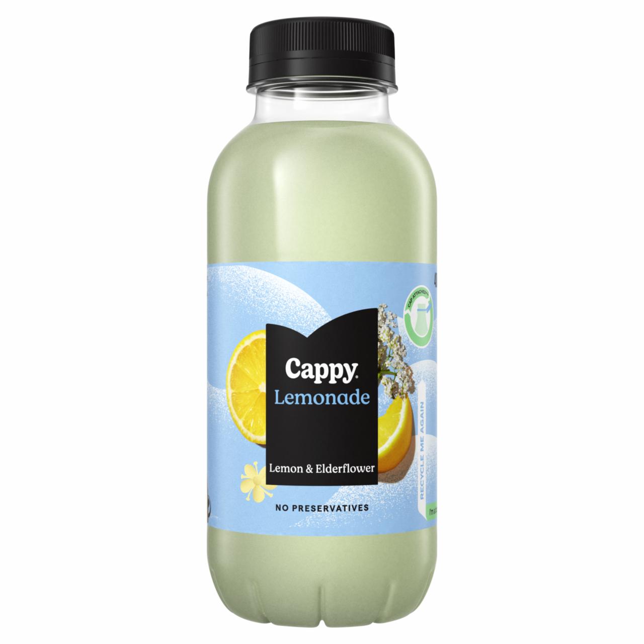 Képek - Cappy Lemonade szénsavmentes bodzavirágízű limonádé, cukorral és édesítőszerekkel 400 ml